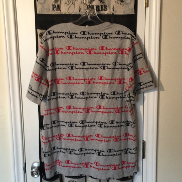 Champion GREY T-Shirt SIZE L - Picture 2 of 2